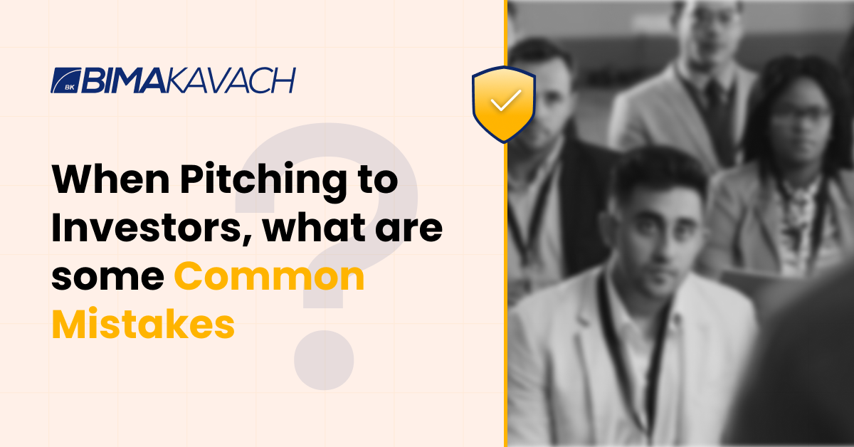 When pitching to investors, what are some common mistakes?