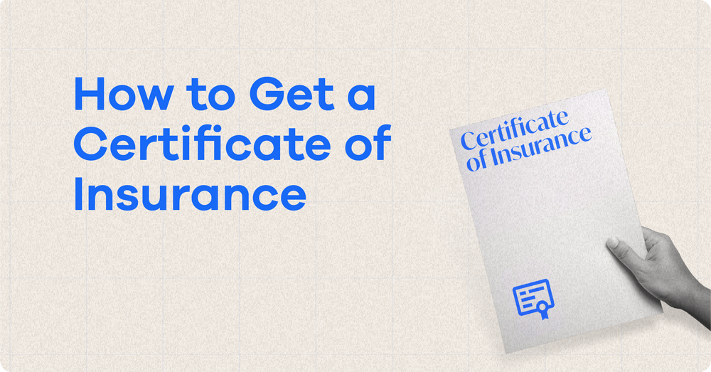 Certificate of Insurance for Businesses